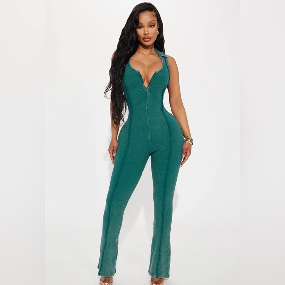 Fashion Nova Pants - Ribbed Jumpsuit